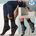 Gentle Grip - 6 Pairs Ladies Breathable Loose Soft Top Non Elastic Bamboo Socks