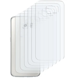 6 x Klar Schutzfolie Rückseite Samsung Galaxy S7 Clear Hinten Back Folie Film - Picture 1 of 2