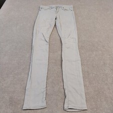 Helmut Lang Womens Size 28x34 Gray Stretch Skinny Leg Jeans 
