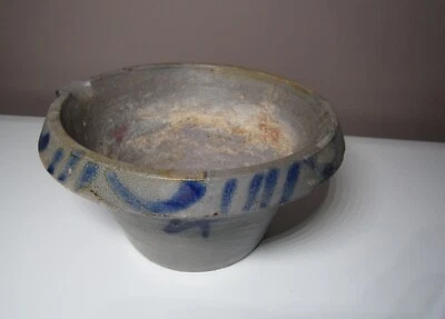 UNIQUE RARE JARRE GRÈS D'ALSACE Numéro 4 Diamètre 20 cm et 10,5 cm env Haut 10,5 - Photo 1/4