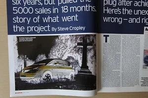 Original RENAULT AVANTIME - RIP 2003, Autocar Magazin extrahierter Fahrbericht - Bild 1 von 1