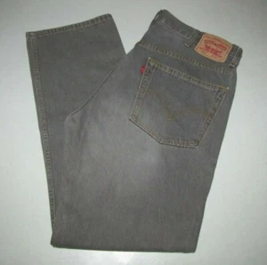 Mens Levi's 505 Regular Fit Jeans. Size 38X32 (Measure 38X31) Gray. - Picture 1 of 3