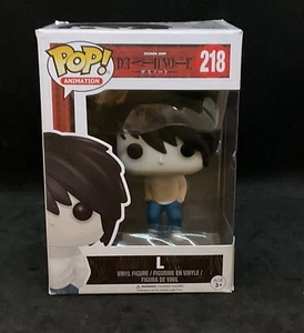 Funko Pop Death Note L - Vaulted 218 - Animazione Anime Scatola Minore Danneggiata Nuovo - Foto 1 di 4