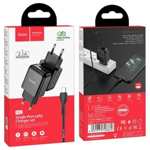 Hoco N2 Vigour Wall Charger Set Type-C Black - Bild 1 von 5