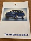 The New Cayenne Turbo S by Porsche WVK 413 420 06 E/WW pamphlet 2005
