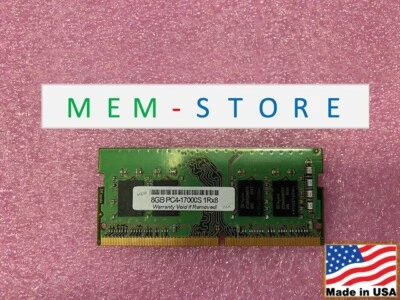 8GB SODIMM DDR4 2133MHz 1Rx8 RAM Memory Compatible for HP PN# P1N54AT, T0H90AA - Image 1 of 3