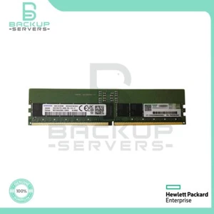 P43328-B21 HP 32GB 4800MHz PC5-38400 CL40 288-Pin 2Rx8 ECC Reg Memory P43330-0A1 - Picture 1 of 3