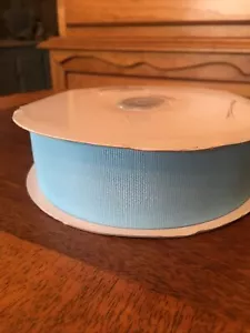 50 Yards-NEW-GROSGRAIN Ribbon- 1 1/2” -LIGHT BLUE - Picture 1 of 3
