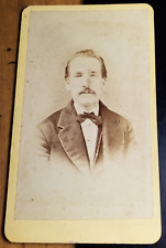 Mann mit Bart / ca. 1870er Jahre CDV S. D. Phillips Lafayette Indiana USA
