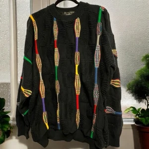 Protege Collection Strickpullover bunt Coogi Vibes Rundhalsausschnitt XL USA - Bild 1 von 10