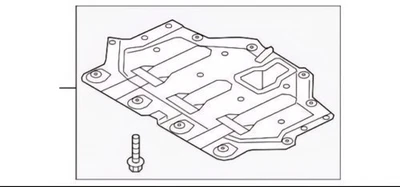 #M179 2011-2017 Sonata OEM genuino Hyundai Splash Shield 29130-C2100 Foto 1 de 4