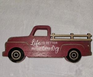 Wooden Farm Truck Decor - Picture 1 of 3