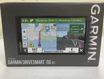 Garmin DriveSmart 66 EX 6" Vehicle GPS Navigator NEW - Image 1 of 4
