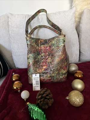 Bolso Cubo Brahmin Cuero Mediano Ammolite Amelia Nuevo Sin Etiqueta Adjunta Foto 1 de 4
