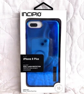 Incipio DualPro Case for iPhone 8+/7+/6s+/6+ - Blue - New in Box - Picture 1 of 3