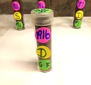 1916-D Lincoln Wheat Cent Lot of 1 Roll of 50 Coins Avg Circ G-F - Bild 1 von 5