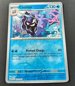 Pokemon 151 Cloyster Reverse Holo Uncommon Card 091/165 NM - Picture 1 of 1