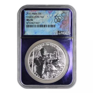 2021 Malta Knights of the Past NGC MS-70 - Picture 1 of 2