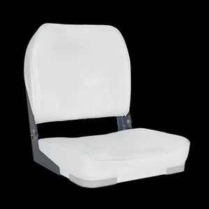 Deluxe Fold Down Seat Upholstered White - Picture 1 of 4