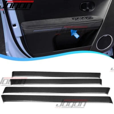 Tira de panel de puerta interior delantera trasera 5N de carbono real para Hyundai Ioniq 5 N 2022+ 4 piezas Foto 1 de 4