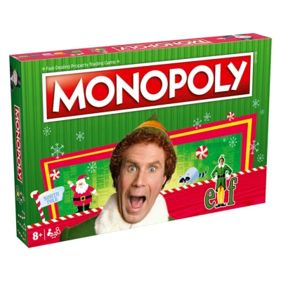 Join Buddy Elf Monopoly Board Game for 2-6 Players Christmas Gift Idea - image 1 of 3