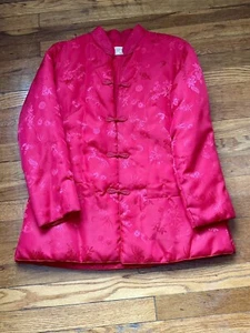 Fortune Fabulous Fashions Co. Vintage Red Jacket Large Made In Taiwan - Picture 1 of 14