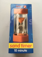 10 Minute Large Sand timer - Orange TickiT - Opened box, Appears Unused