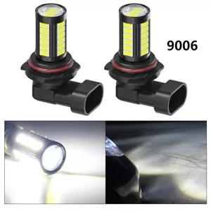 2X HB4 LED 9006 6000K Car Fog DRL Driving Light Bulbs Xenon White Super Bright - Picture 1 of 10
