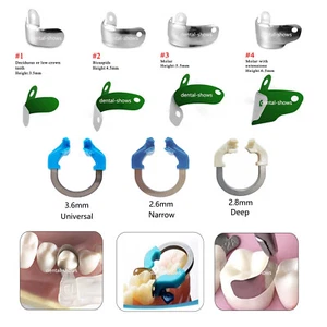Dental Matrix Bands Ring Sectional Matrice Clamp Fit Palodent V3 System - Imagen 1 de 30