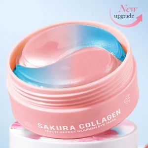 60Pcs Women Cherry Blossom Eye Mask Repairs Dryness Hydration Eye Care Eye Mask - Picture 1 of 7
