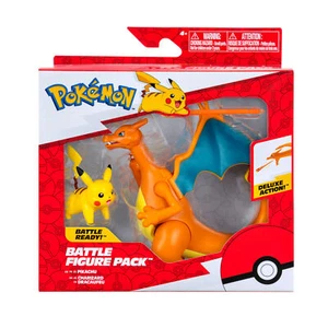 Pokémon - Battle Figur 2er Pack - Pack Glurak & Pikachu (NEU & OVP!) - Bild 1 von 1