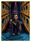 Jeu pour enfants 2019 film d'horreur affiche Chucky tissu d'art décoration chaude X-588