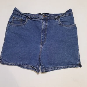 Bill Blass Denim Shorts Blue Womens 16 High Rise Y2K Stretch jeans 4.5 in - Picture 1 of 8