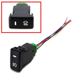 Interruttore Pulsante On-Off LED Luce Nebbia Auto 5 Pin Con Filo Auto Push Button - Foto 1 di 7