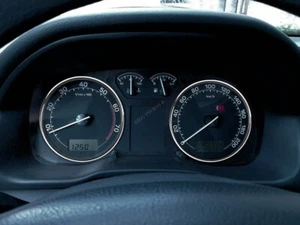 Pour Skoda Octavia I 1996-2006 Anneaux de tableau de bord en aluminium poli x2 - Picture 1 of 12