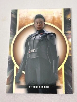 2022 Star Wars Masterwork ORANGE PARALLEL CARD Third Sister #66 07/10 - Image 1 of 4