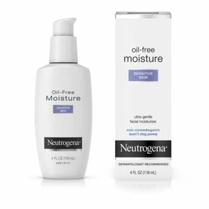 Neutrogena Oil-Free Daily Sensitive Skin Face Moisturizer, 4 fl oz..+ - Picture 1 of 3
