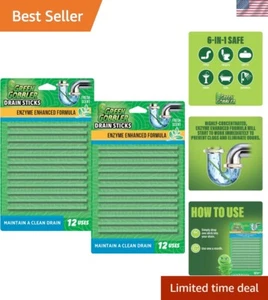 Drain Cleaner & Deodorizer FRESH SCENT Sticks for Toilet Tanks, Sinks, Bathtu... - Picture 1 of 9