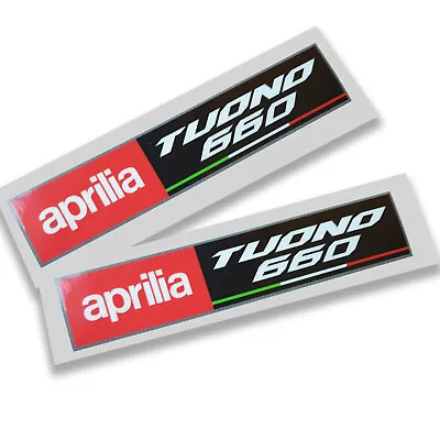 Aprilia Racing Style TUONO 660 Motorcycle Graphics Stickers  X Rectangle 2 PCS • 6.70£
