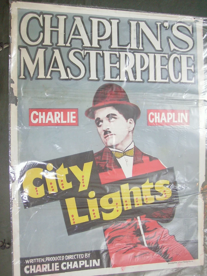 CHARLIE CHAPLIN CITY LIGHTS Komödie SELTENES POSTER INDIEN NFDC Veröffentlich... - Bild 1 von 1