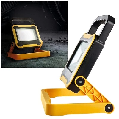 Akku Led Baustrahler 10W Arbeits-Leuchte Bau-Lampe Baulicht kabelloser Strahler - Bild 1 von 4