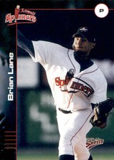 2001 Lowell Spinners Multi-Ad #16 Brian Lane Crofton Maryland MD Baseball Card