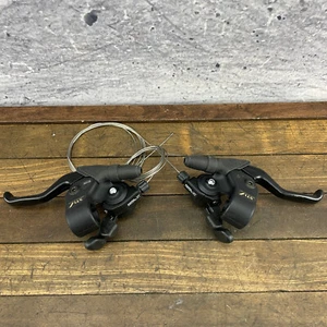 Vintage Shimano Deore XT ST-M091 Shifters 7 Combo Shift Brake MTB 7s STI SLR A4 - Picture 1 of 11