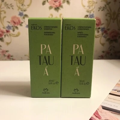 Champú y acondicionador fortalecedor Natura Ekos Brazilian Pataua 30 ml talla de viaje Foto 1 de 3