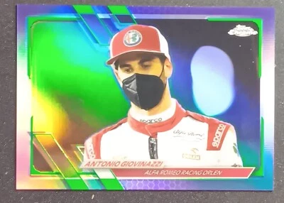 2021 Topps Chrome F1 Refractor #53 Antonio Giovinazzi - Image 1 of 2