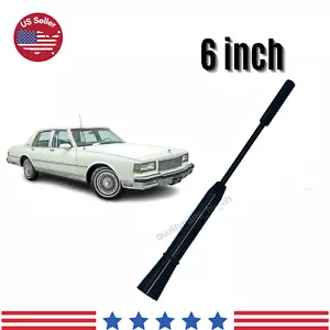 6" Black Mast Replacement Antenna W/Screws For Chevrolet Caprice (1984-1996) - Foto 1 di 6