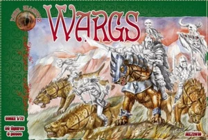 LORD OF THE RINGS- FANTASY - Dark Alliance 72019 Wargs - SOLDATINI 1/72 - Imagen 1 de 2