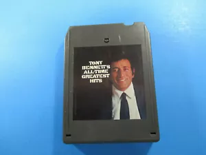 Tony Bennett's All Time Greatest Hits 8 Track Tape Tested Something Love Story - Imagen 1 de 2