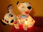 Rarissimo Cane la Carica 101 lampada abasciur di gomma Alto 16cm Ledra Anni 60