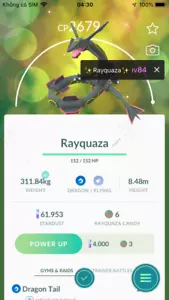 Legendary Shiny Rayquaza  - Trade 1 million stardust - Picture 1 of 1